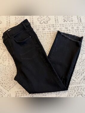 Anthropologie Pilcro And The Letterpress Superscript Black Cropped Jean Sz 29P